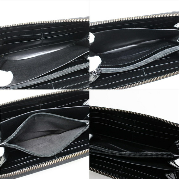 Gucci GG Implement Leather Round Zipper Wallet Black - Picture 10 of 12